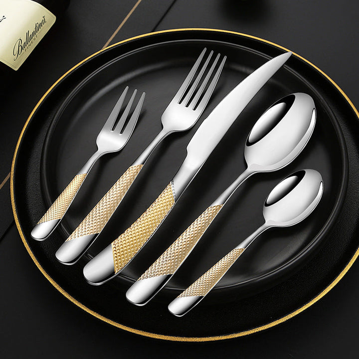 Fine and elegant table knife with non-slip handle Kalsten