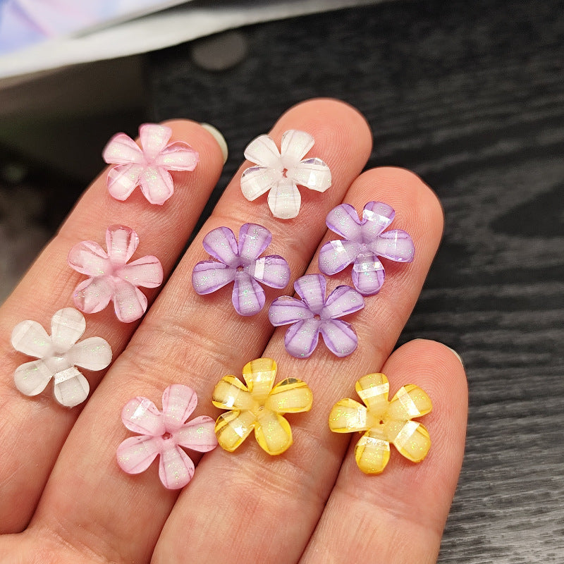 Delicate acrylic flower appliqués Kalsten