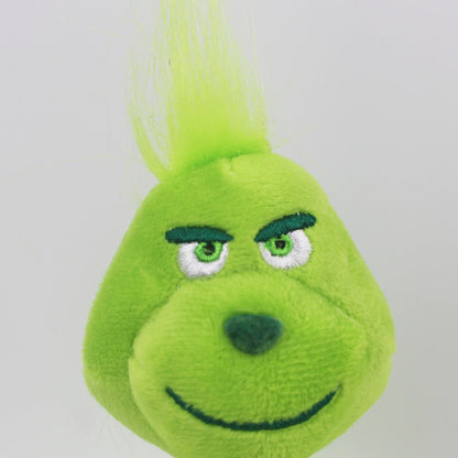 Green Plush Grinch Christmas Doll