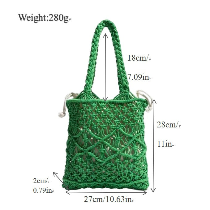 Handmade Macrame Tote Bag Kalsten