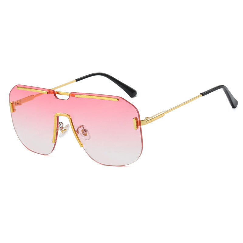Women's geometric sunglasses with stylish metal frame and UV protection Kalsten