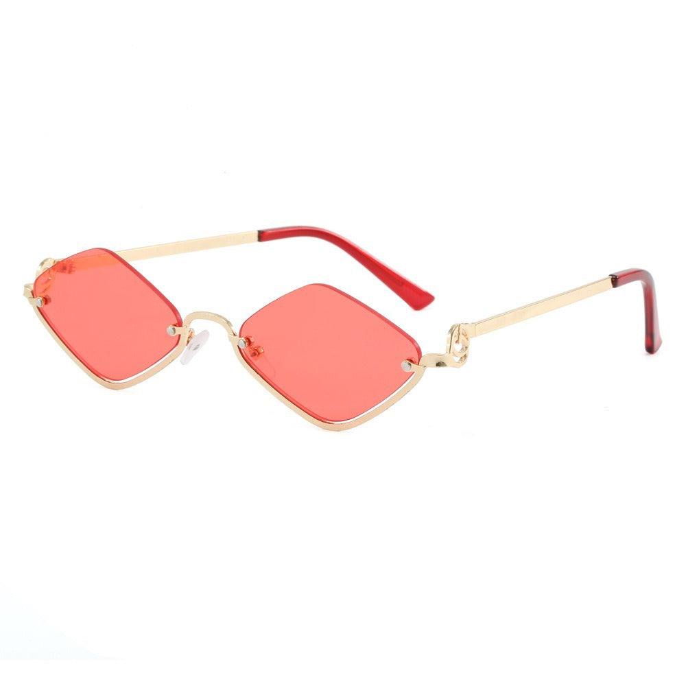 Women's fashionable square sunglasses with luxurious metal frame Kalsten