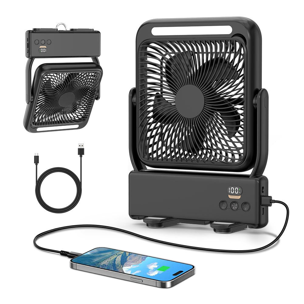 Unisex Compact Oscillating Rechargeable Fan Kalsten