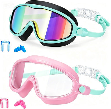 Swim protection goggles with adjustable nose piece and anti-fog technology Kalsten