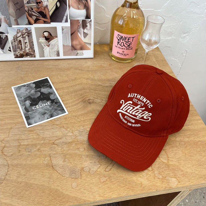 Men's Vintage-Inspired Cotton Baseball Cap Kalsten