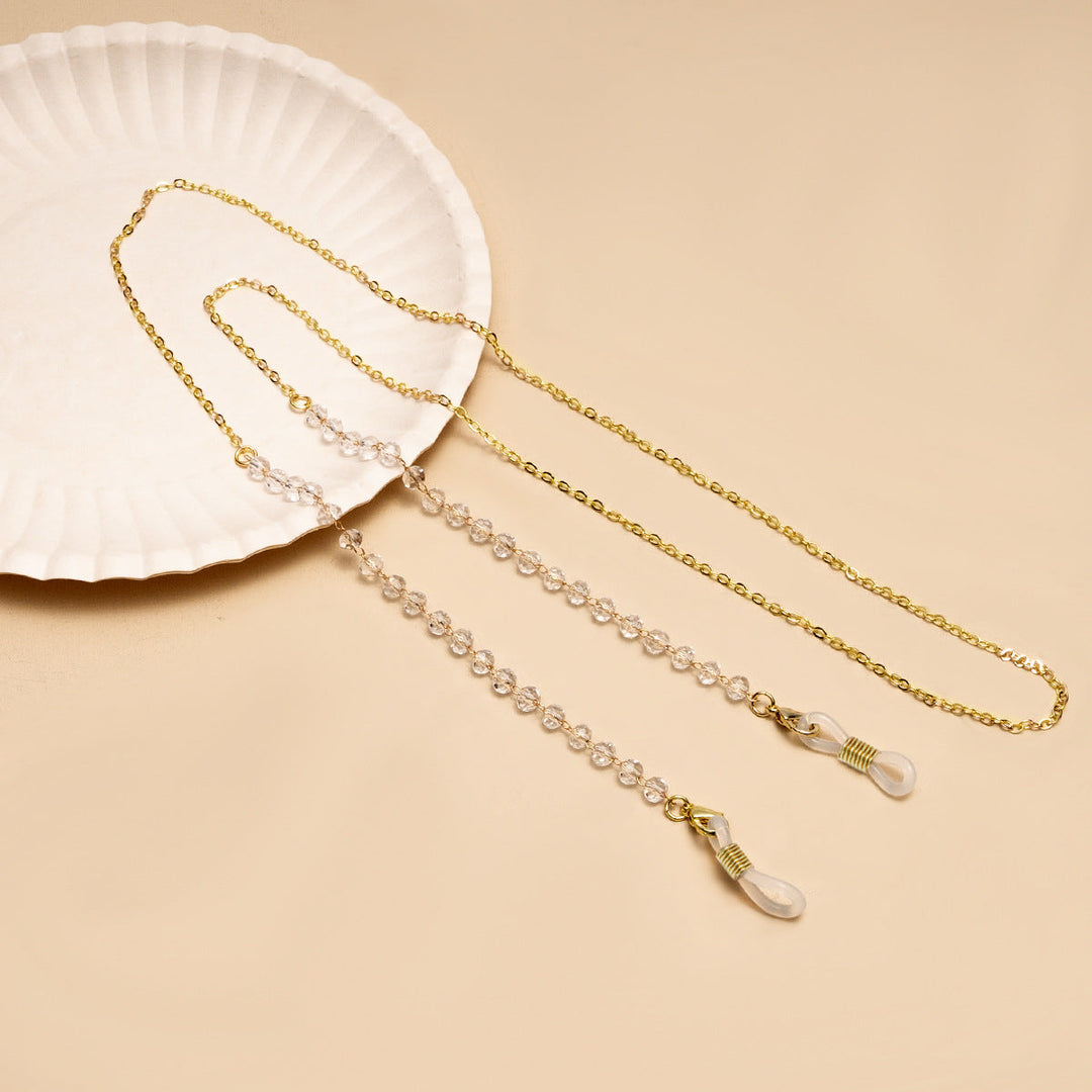 Decorative Stone-Accented Eyewear Chain Kalsten