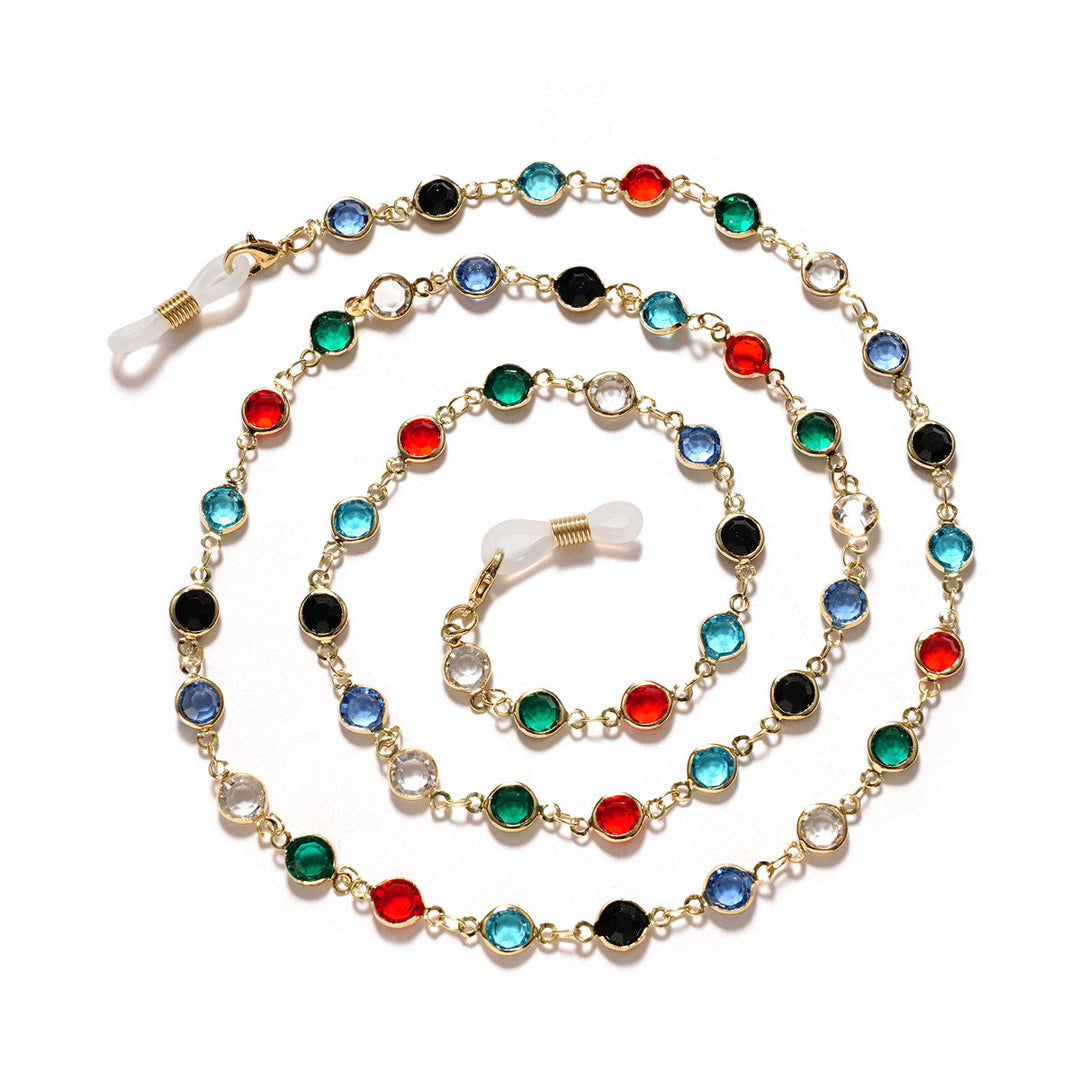 Decorative Gemstone Eyewear Chain Kalsten