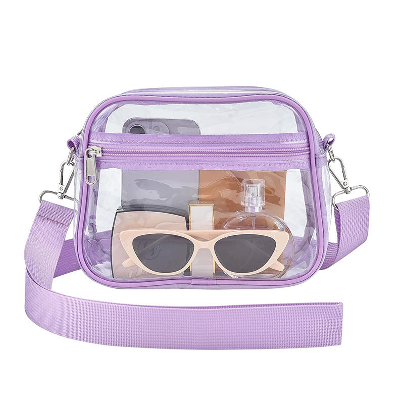 Transparent shoulder bag with versatile compartments Kalsten