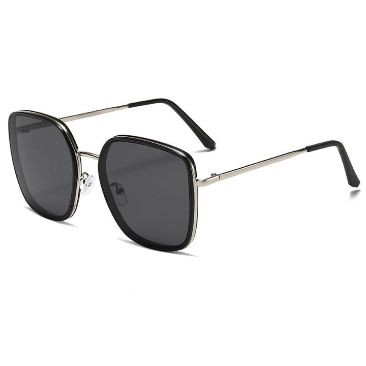 Ladies square sunglasses with luxurious metal frame and UV protection Kalsten