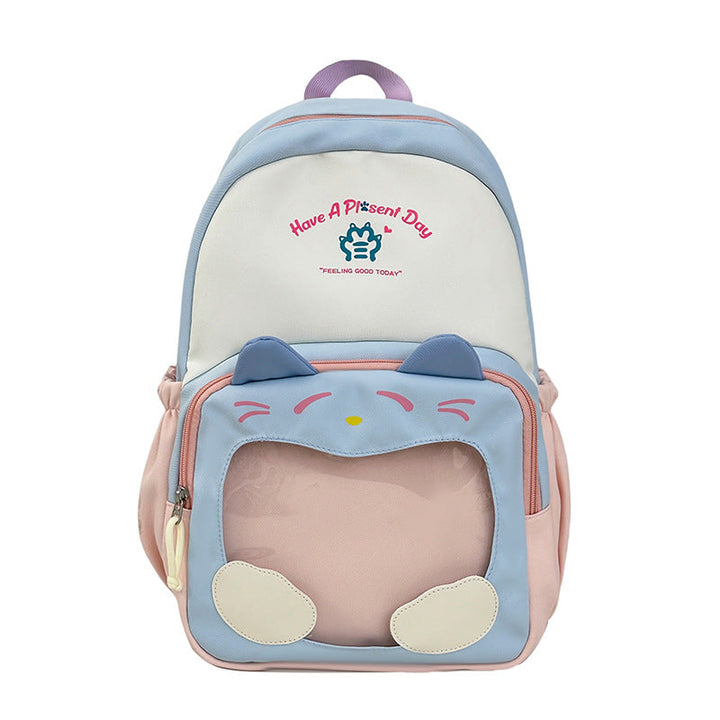 Playful Cat-Themed Backpack