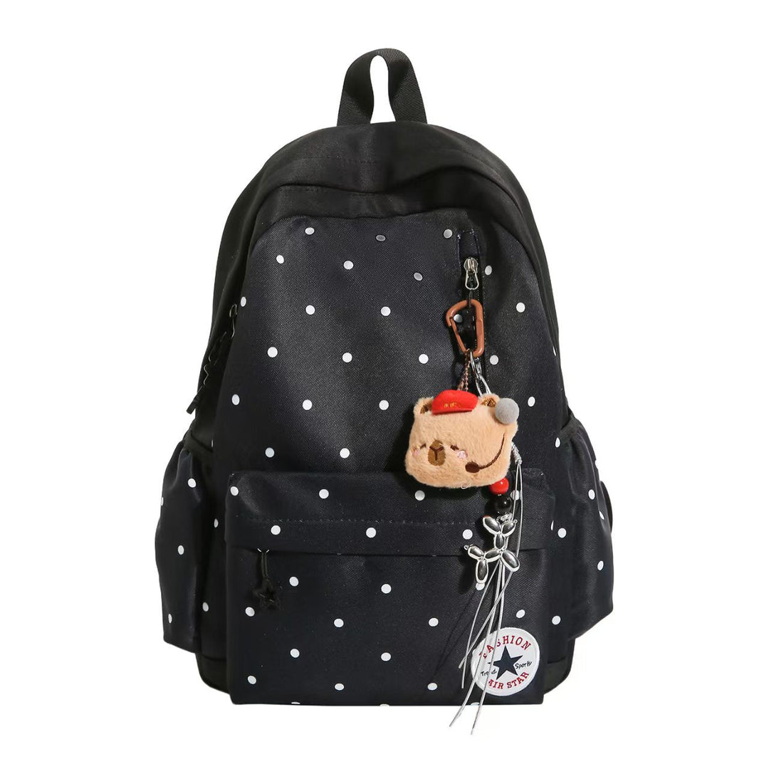 Polka Dot Embellished Backpack Kalsten