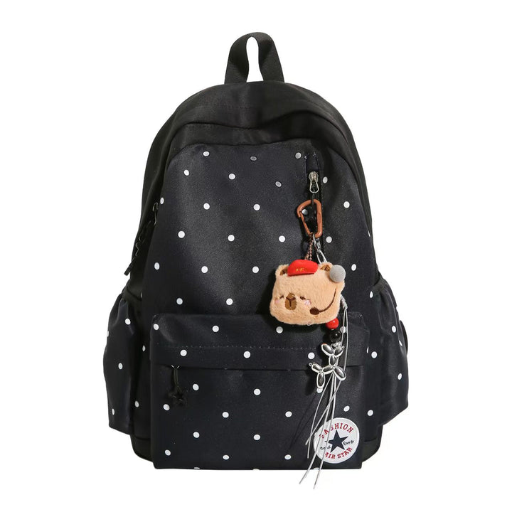 Polka Dot Embellished Backpack Kalsten