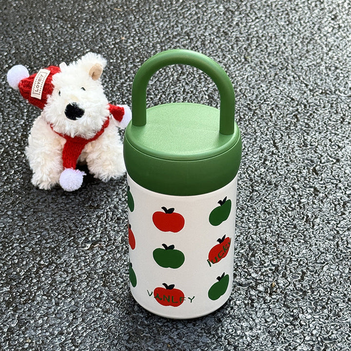 Ladies' insulated drinking container with cheerful apple motif Kalsten