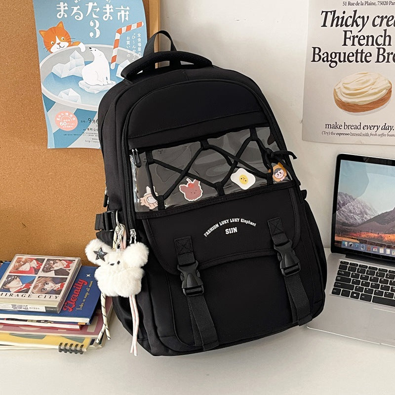 Creative Clear Panel School Backpack