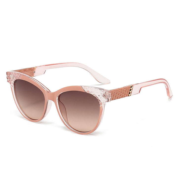 Women's Cat-Eye Sunglasses with Structured Frame and UV Protection Kalsten