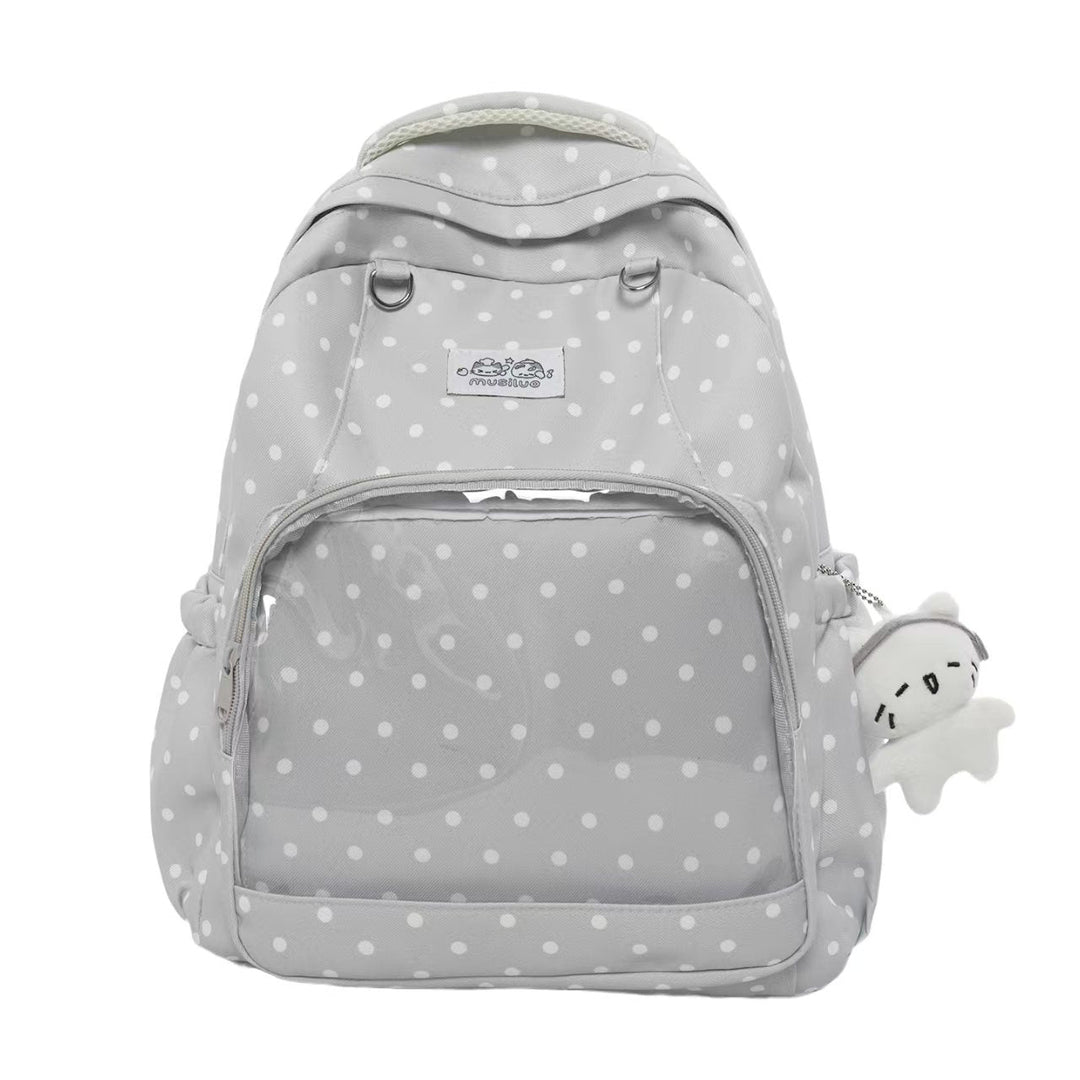 Polka Dot Patterned School Backpack Kalsten