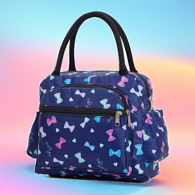 Insulated Cat Print Lunch Cooler Bag Kalsten