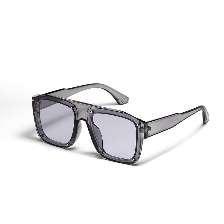 Women's Square Sunglasses with Fashionable Transparent Frame Kalsten