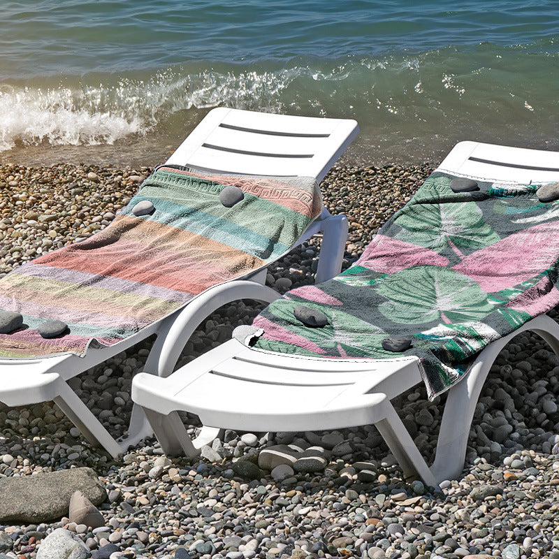 Beach towel made of skin-friendly microfiber with a creative pattern mix Kalsten