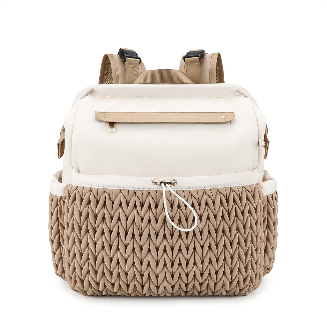 Fashionable backpack with braided design Kalsten