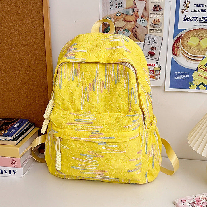 Abstract Patterned Backpack Kalsten
