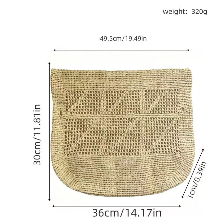 Hand-knotted shoulder bag Kalsten
