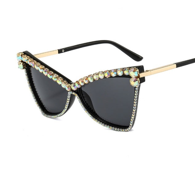 Ladies extravagant oversized sunglasses with gemstones Kalsten