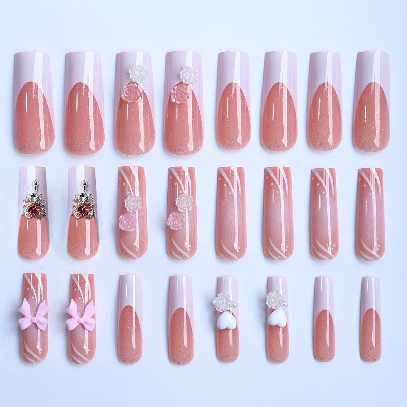 Decorative Luxury Press-On Nail Set Kalsten