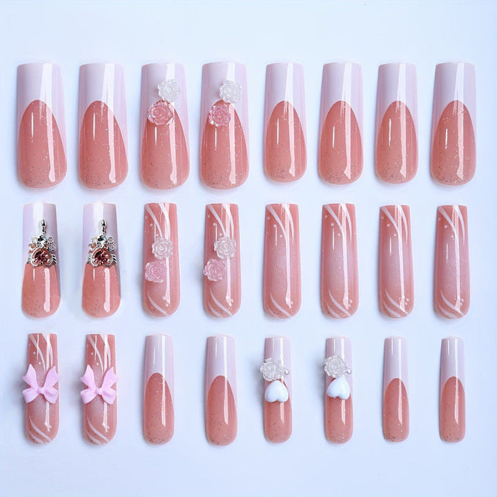 Decorative Luxury Press-On Nail Set Kalsten
