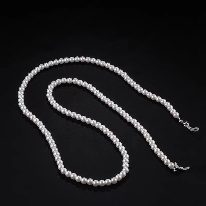 Elegant Long Pearl Eyewear Chain Kalsten