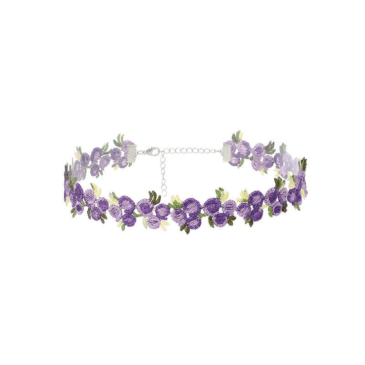 Floral Choker Necklace Kalsten
