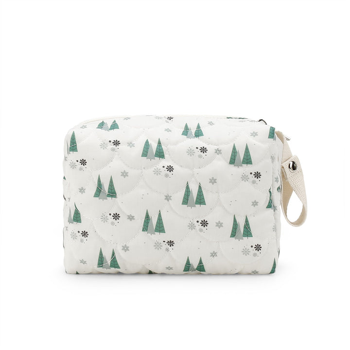 Stylish cosmetic bag with trendy plant motifs Kalsten