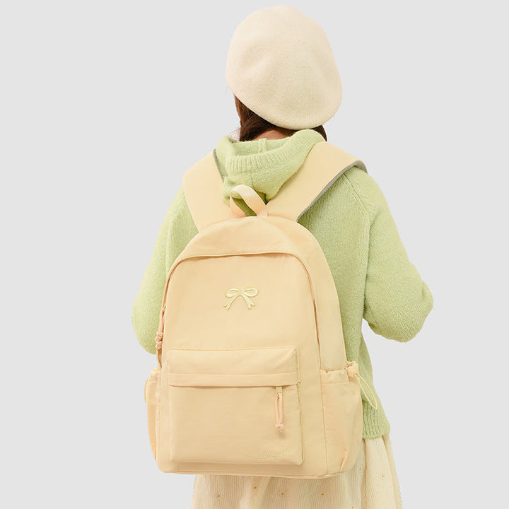 Fashionable backpack with practical outer pockets Kalsten