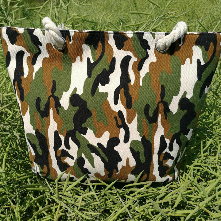Camouflage Bags Made Of Sturdy Cotton Fabric Kalsten
