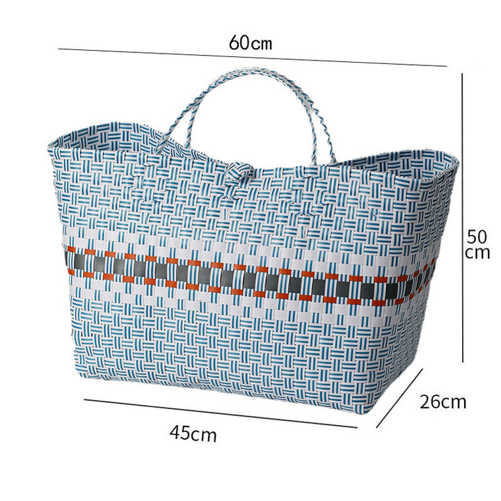 Large Capacity Woven Shopping Tote Kalsten