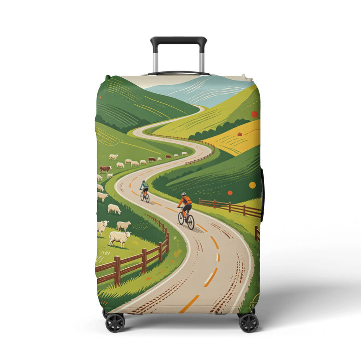 Women's suitcase cover with beach motif Kalsten
