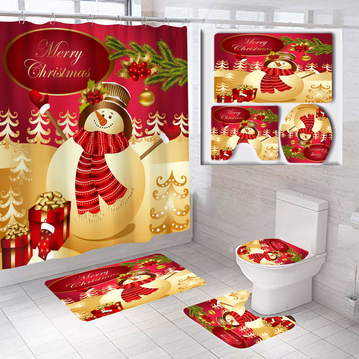 Christmas Themed Bathroom Set Kalsten