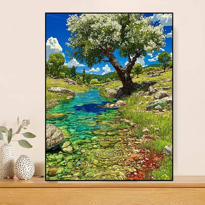 Floral Serenity Art Print Kalsten