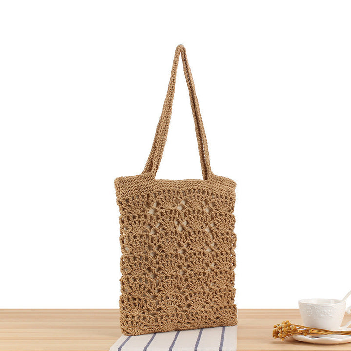 Macramé Beach Bag with Handwoven Design Kalsten
