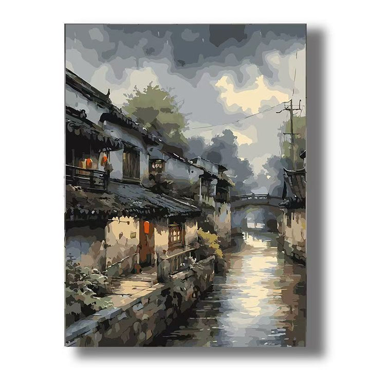Urban Vintage Architecture Canvas Art Kalsten