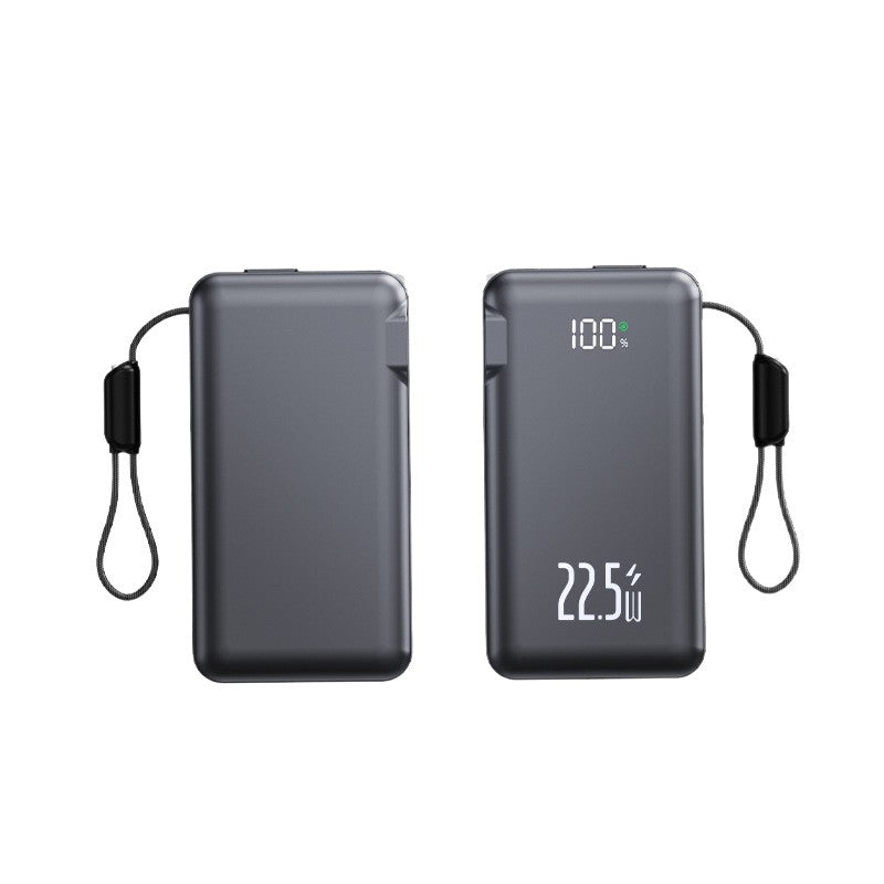Portable power bank with integrated LCD display and fast charging function Kalsten