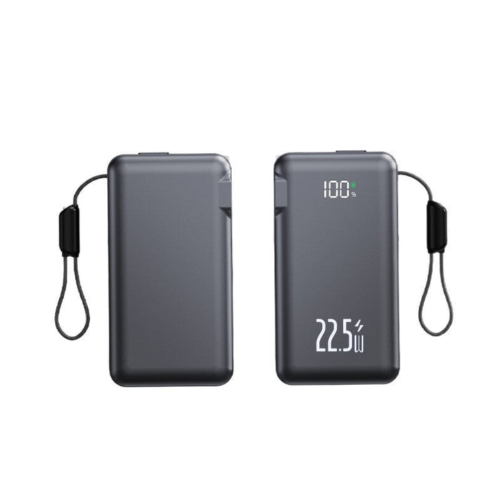 Portable power bank with integrated LCD display and fast charging function Kalsten
