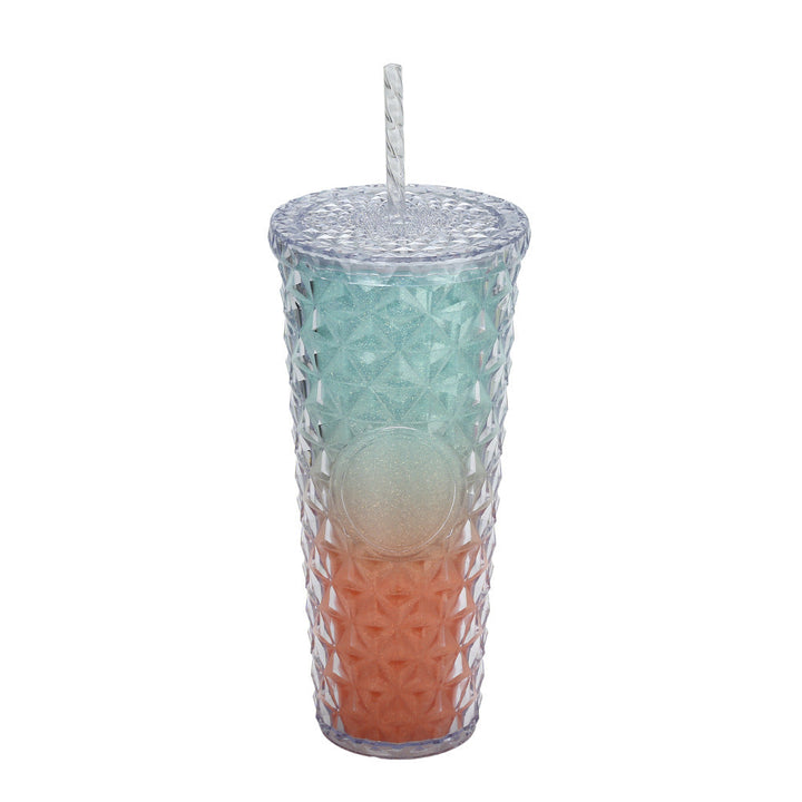 Ladies Glittering Drinking Cup with Removable Straw Kalsten