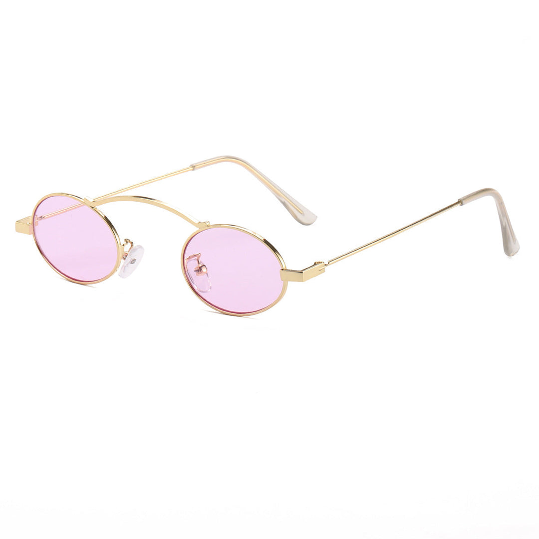 Women’s fashionable sunglasses with a unique circular frame and distinctive lenses Kalsten
