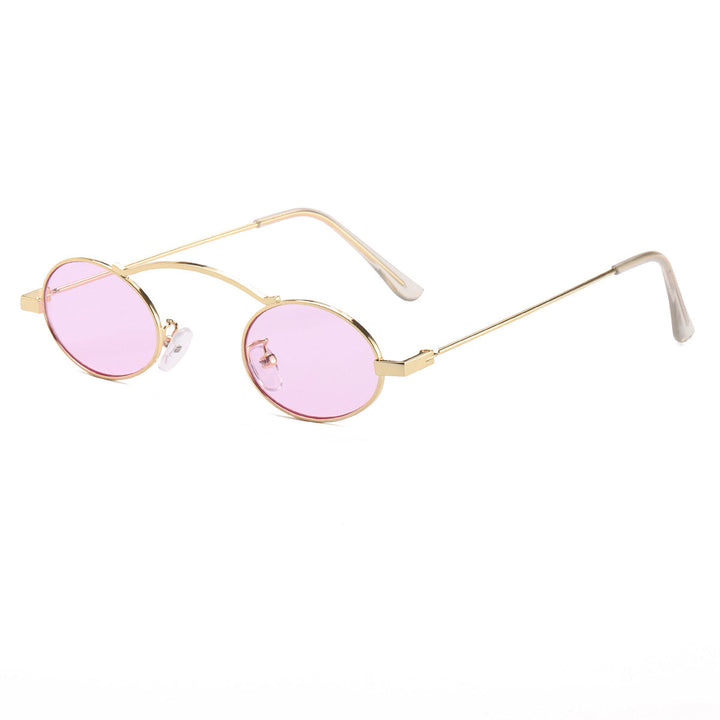 Women’s fashionable sunglasses with a unique circular frame and distinctive lenses Kalsten
