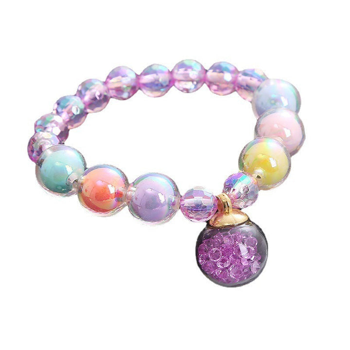 Bracelet Made of Colorful Glass Beads Kalsten