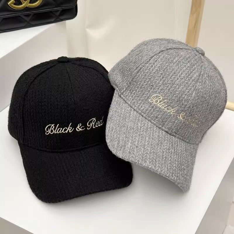 Women's Embroidered Casual Knit Baseball Cap Kalsten
