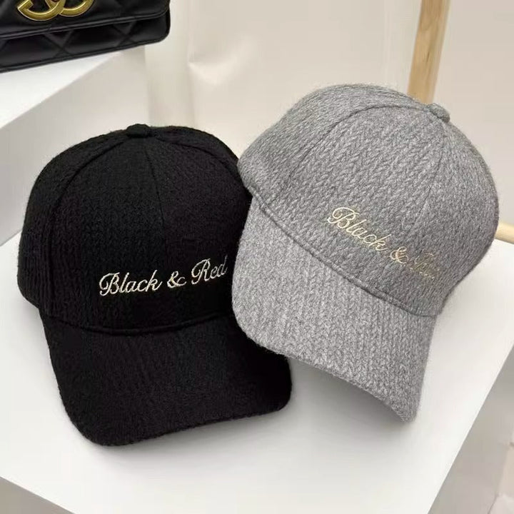 Women's Embroidered Casual Knit Baseball Cap Kalsten