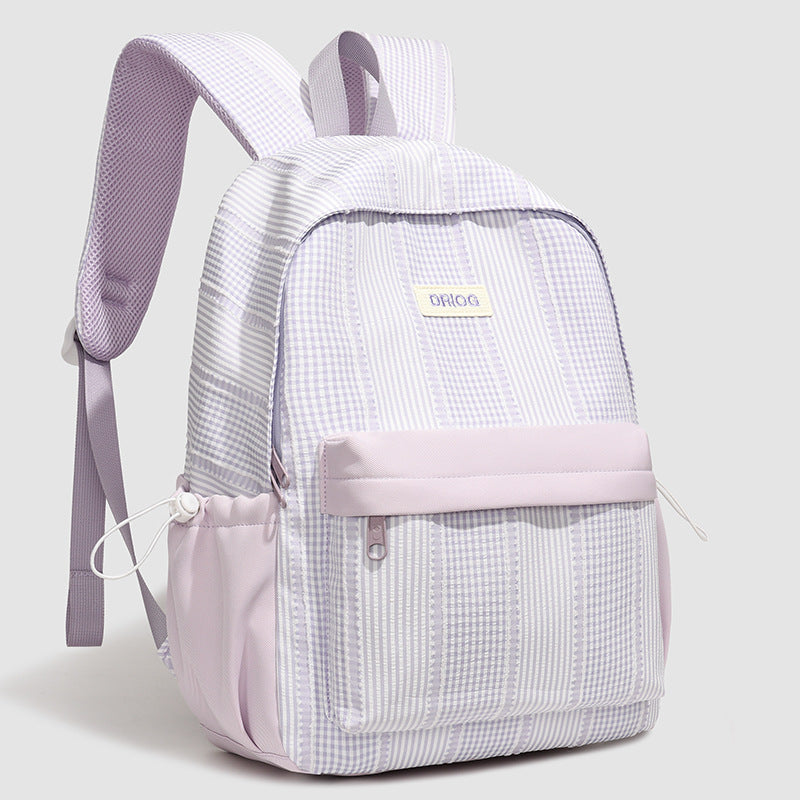 Geometric Patterned School Backpack