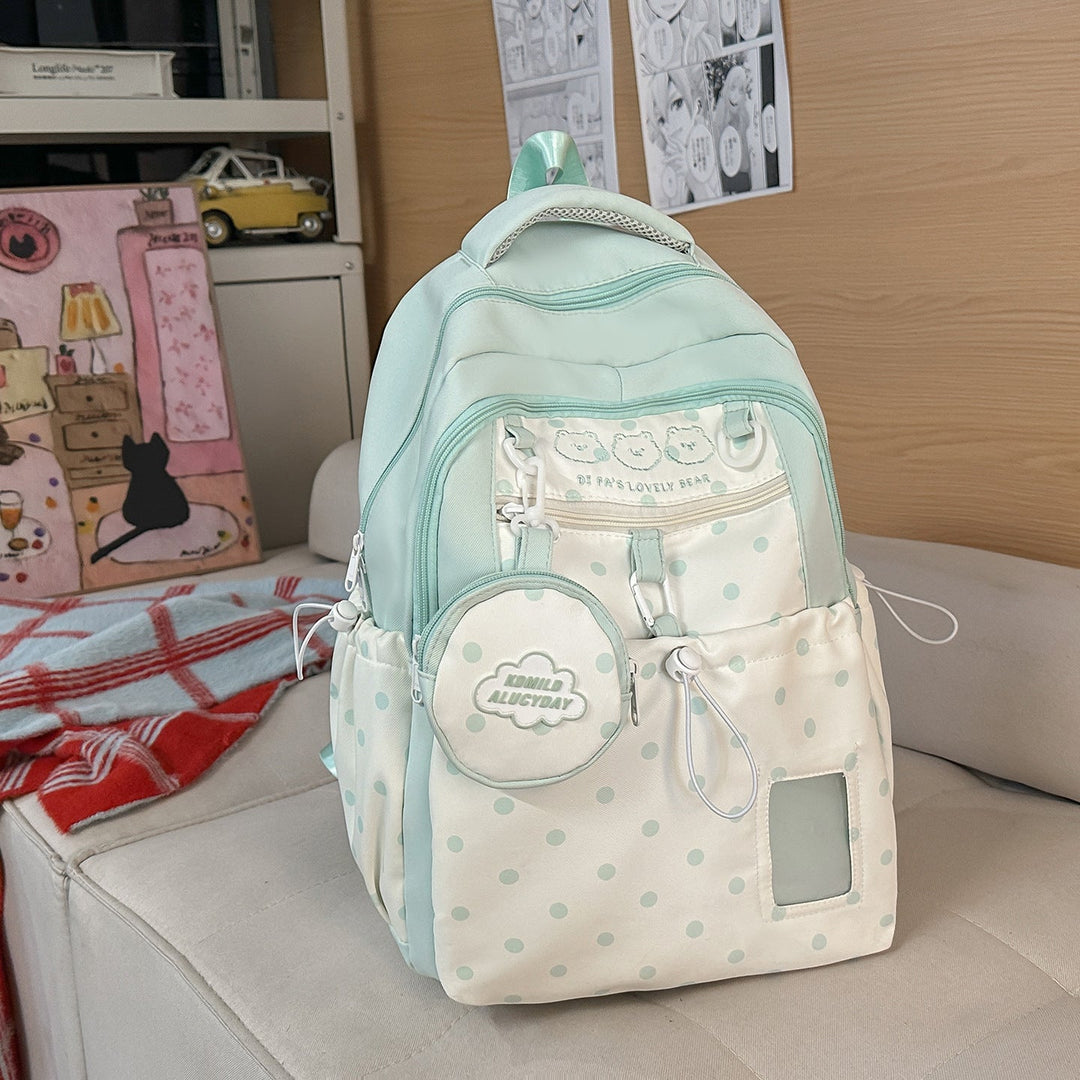 Fun Character-Themed Multi-Pocket School Backpack